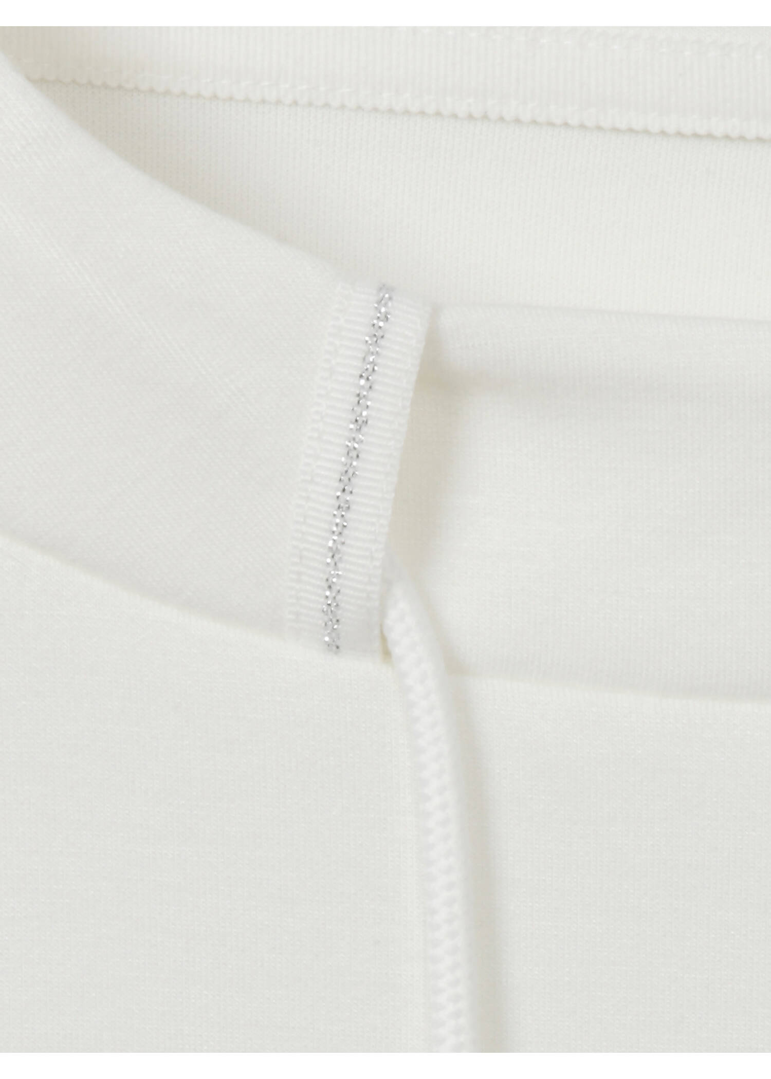 3/4-Arm Sweatshirt mit kurzem Kragen / 