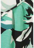 Florales Print-Shirt mit Gummizug-Bund / 
