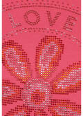Supersoftes T-Shirt mit Frontmotiv aus Schmucksteinchen / 