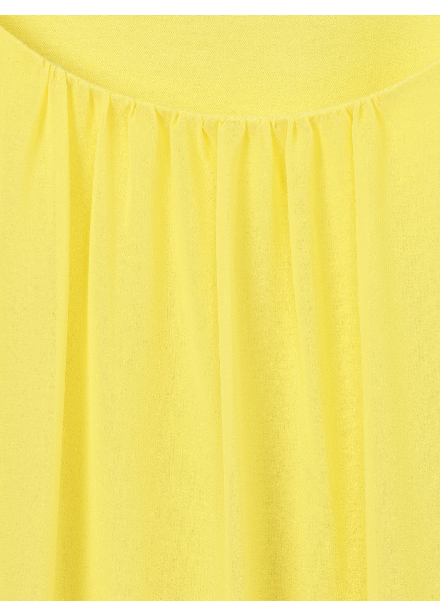 2-in-1 Chiffon Halbarmbluse mit eingenähtem Top /