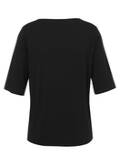 Supersoftes T-Shirt Uni mit geschmückter Front / 