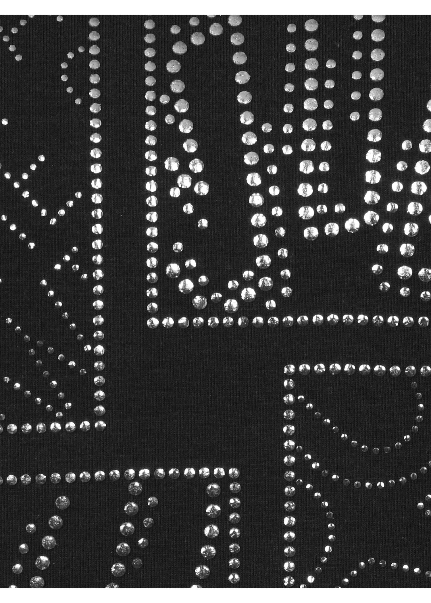 Supersoftes T-Shirt Uni mit geschmückter Front /