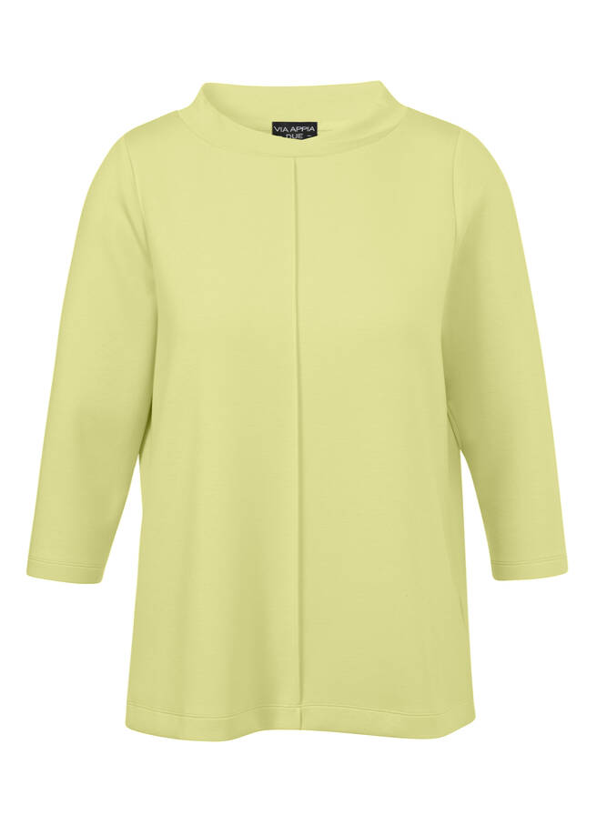 Softes 3/4-Arm Sweatshirt "Lime" / 