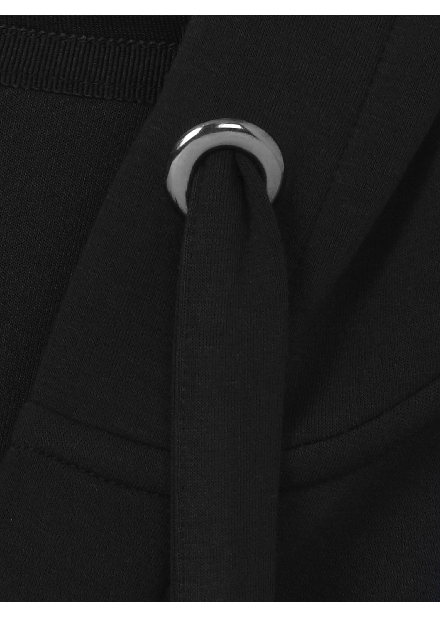 Offene Jacke mit Kapuze /