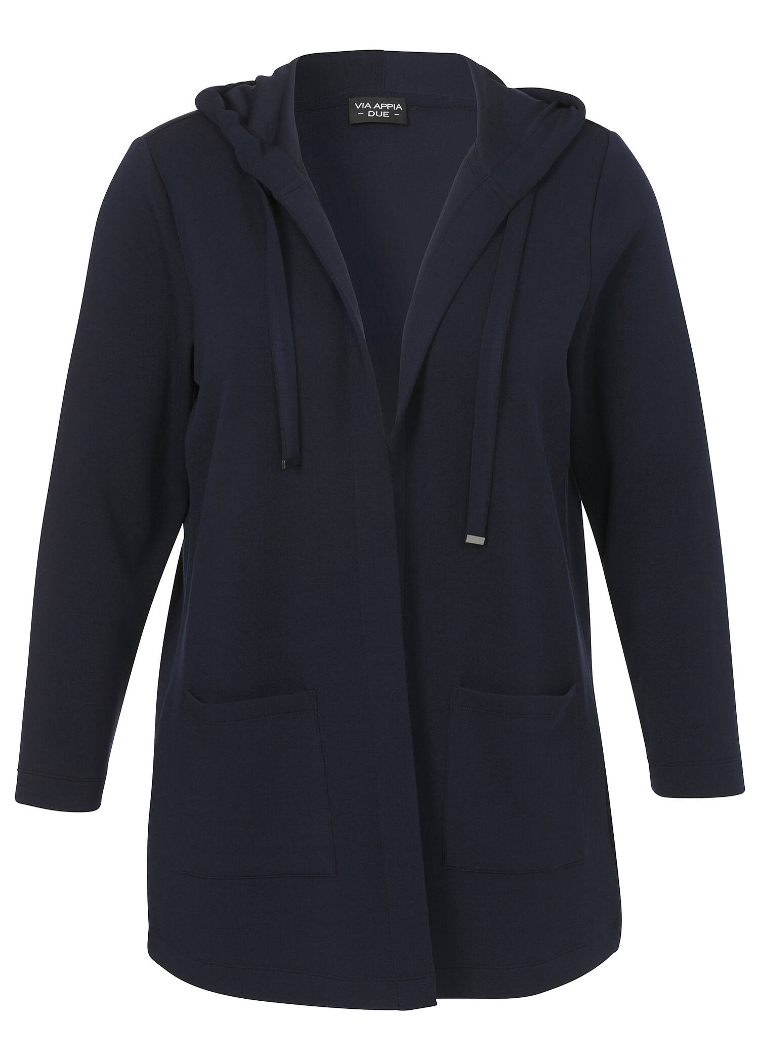 Offene Jacke mit Kapuze /