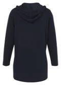 Offene Jacke mit Kapuze / 