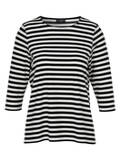 3/4-Arm-Shirt mit Streifen / 