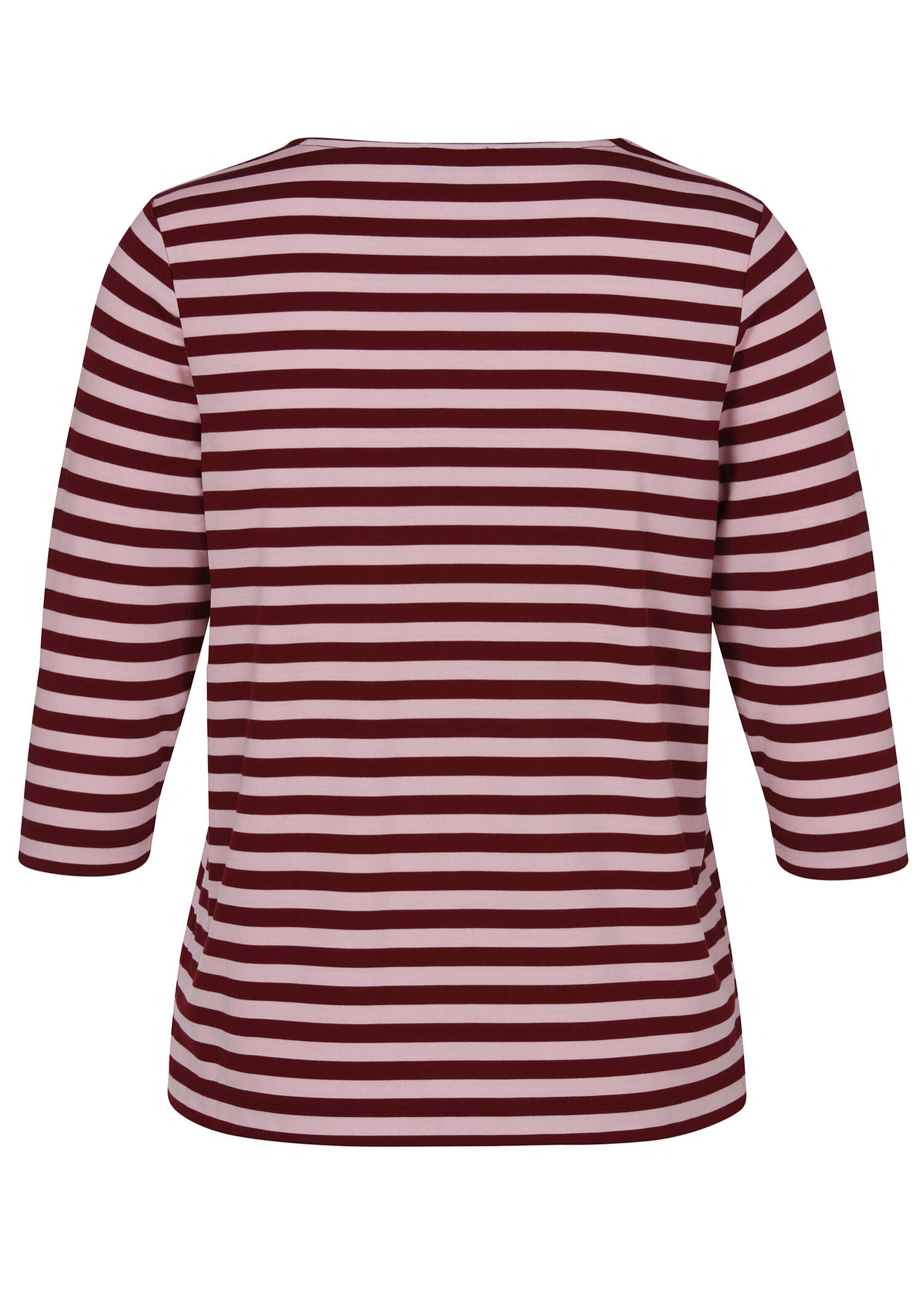 3/4-Arm-Shirt mit Streifen /
