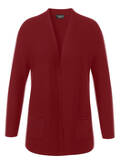 Feinstrickjacke aus softer Baumwolle offen /