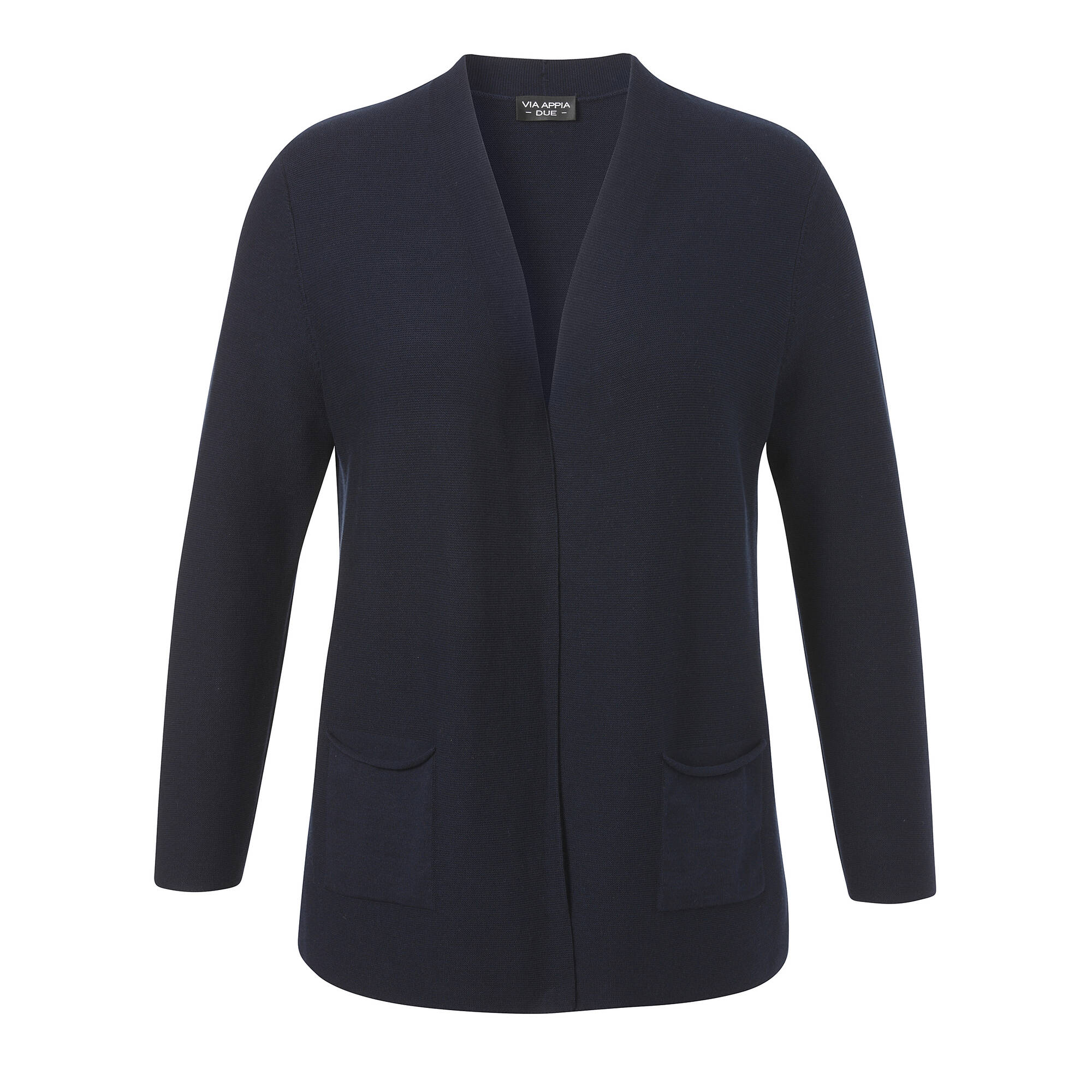 Feinstrickjacke aus softer Baumwolle offen Feinstrickjacke aus softer Baumwolle offen