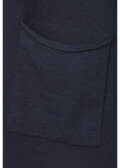 Feinstrickjacke aus softer Baumwolle offen / 