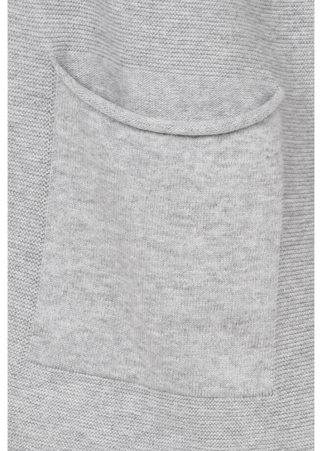Feinstrick 3/4-Arm Pullover aus softer Baumwolle / 