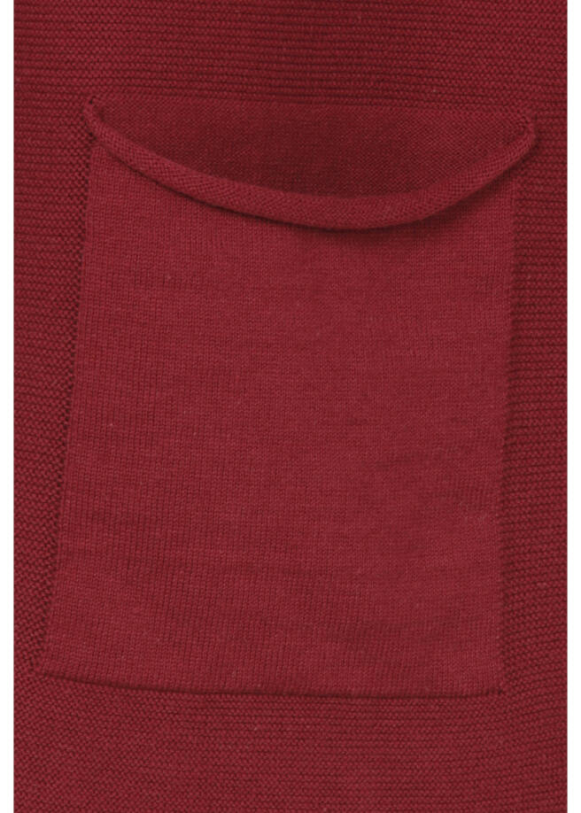 Feinstrick 3/4-Arm Pullover aus softer Baumwolle / 