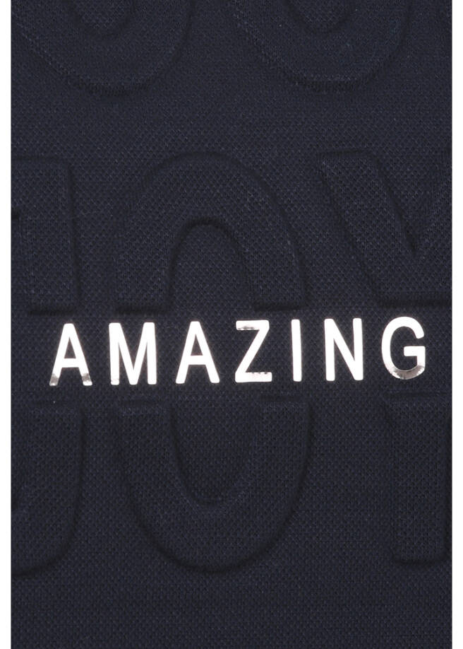 Kombistarkes Sweatshirt mit Statement-Motiv / 