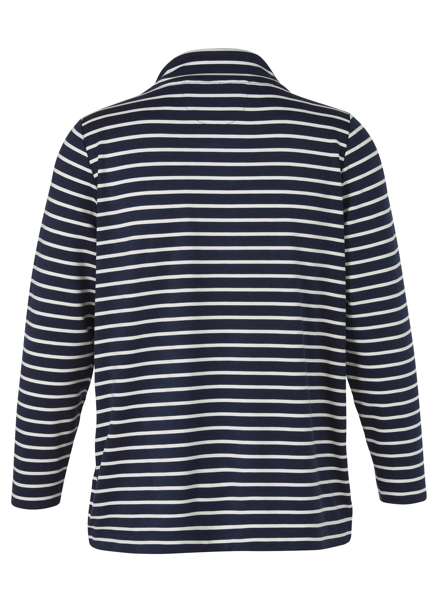 Geringeltes Marine Sweatshirt /