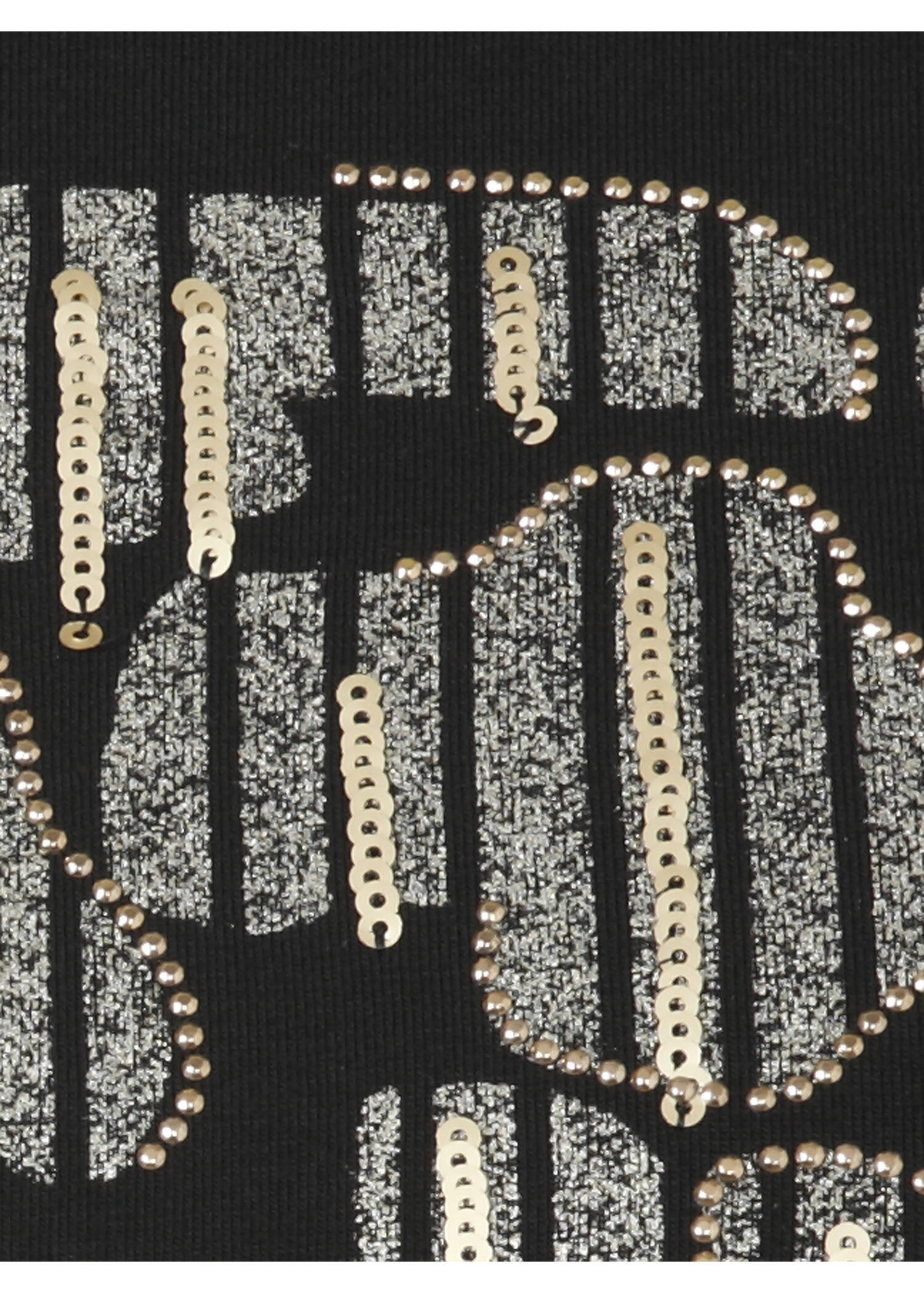 Softes 3/4 Arm Shirt in Schwarz mit Front-Motiv / 