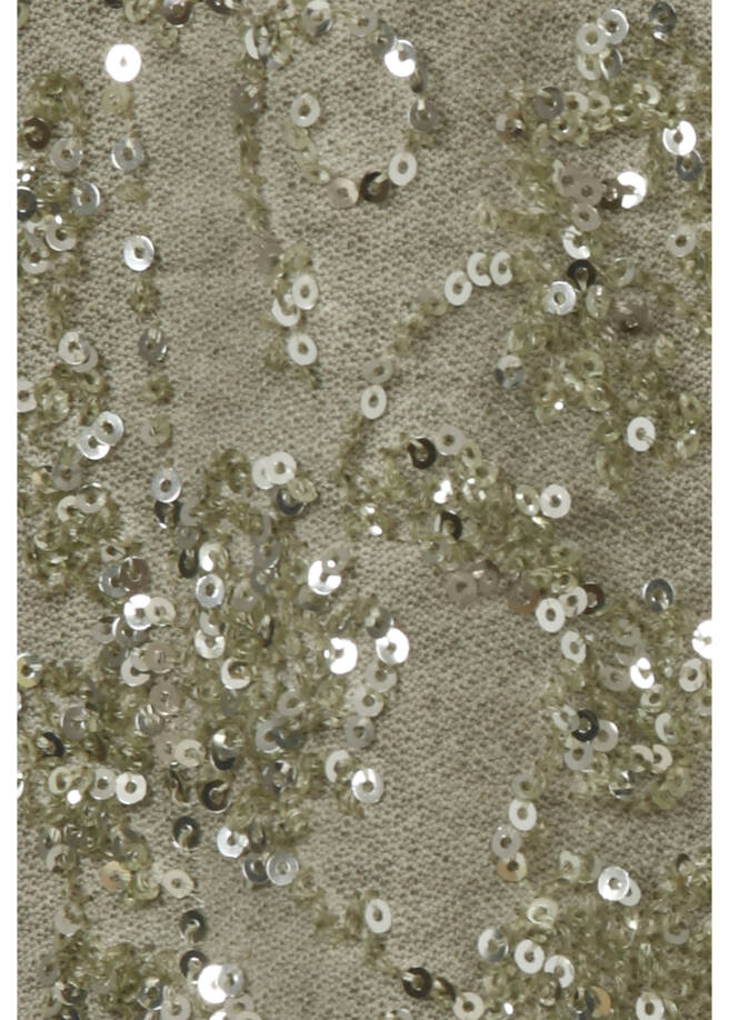 Stückgefärbtes Shirt mit Pailletten-Muster / 