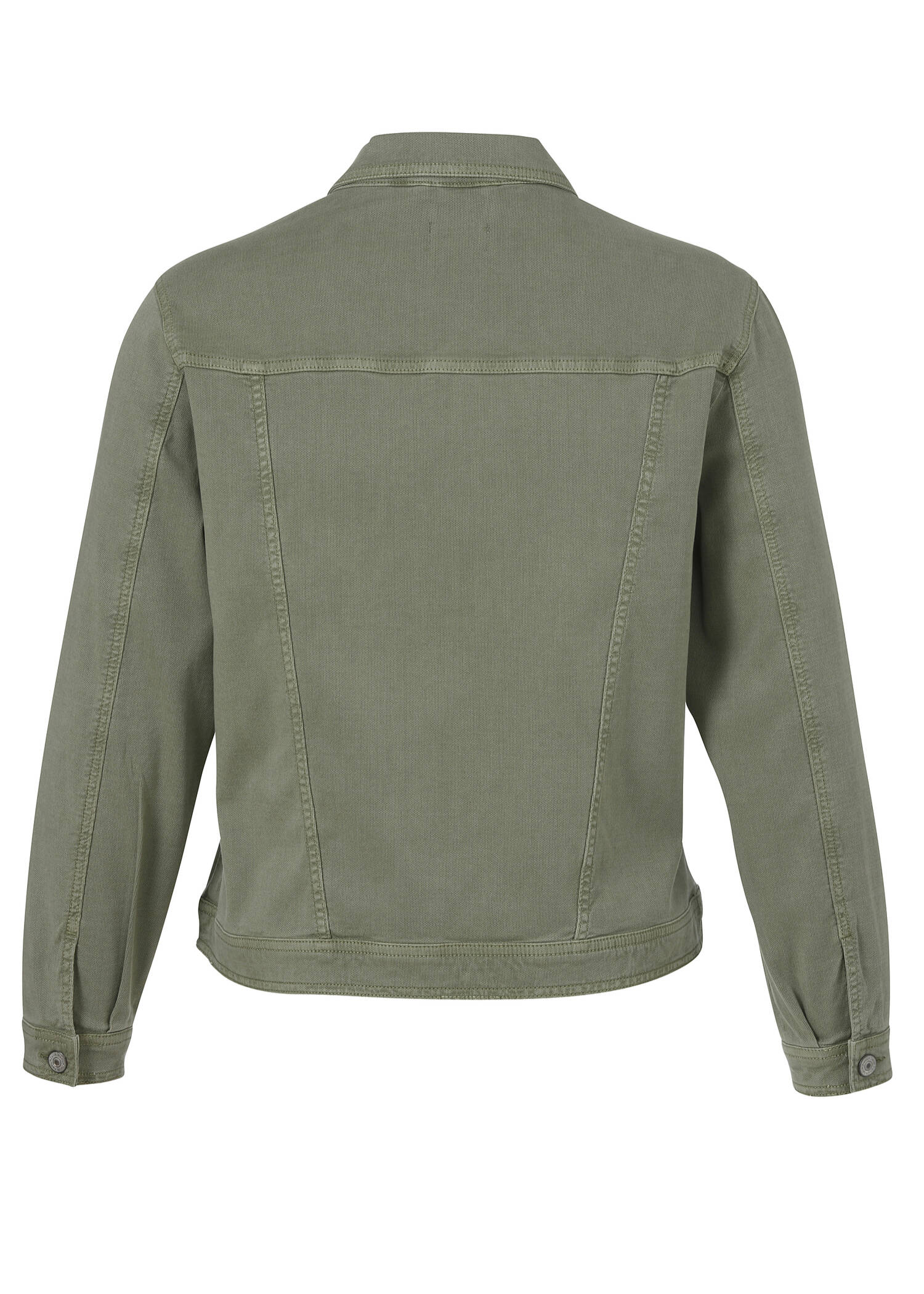 Colour Jeansjacke mit modischem Crash-Effekt /