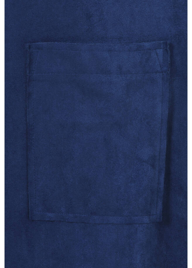 Modern Chic Bluse Veloursleder Imitat / 