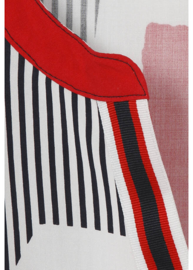 Mustermix Viskosebluse Marine / 