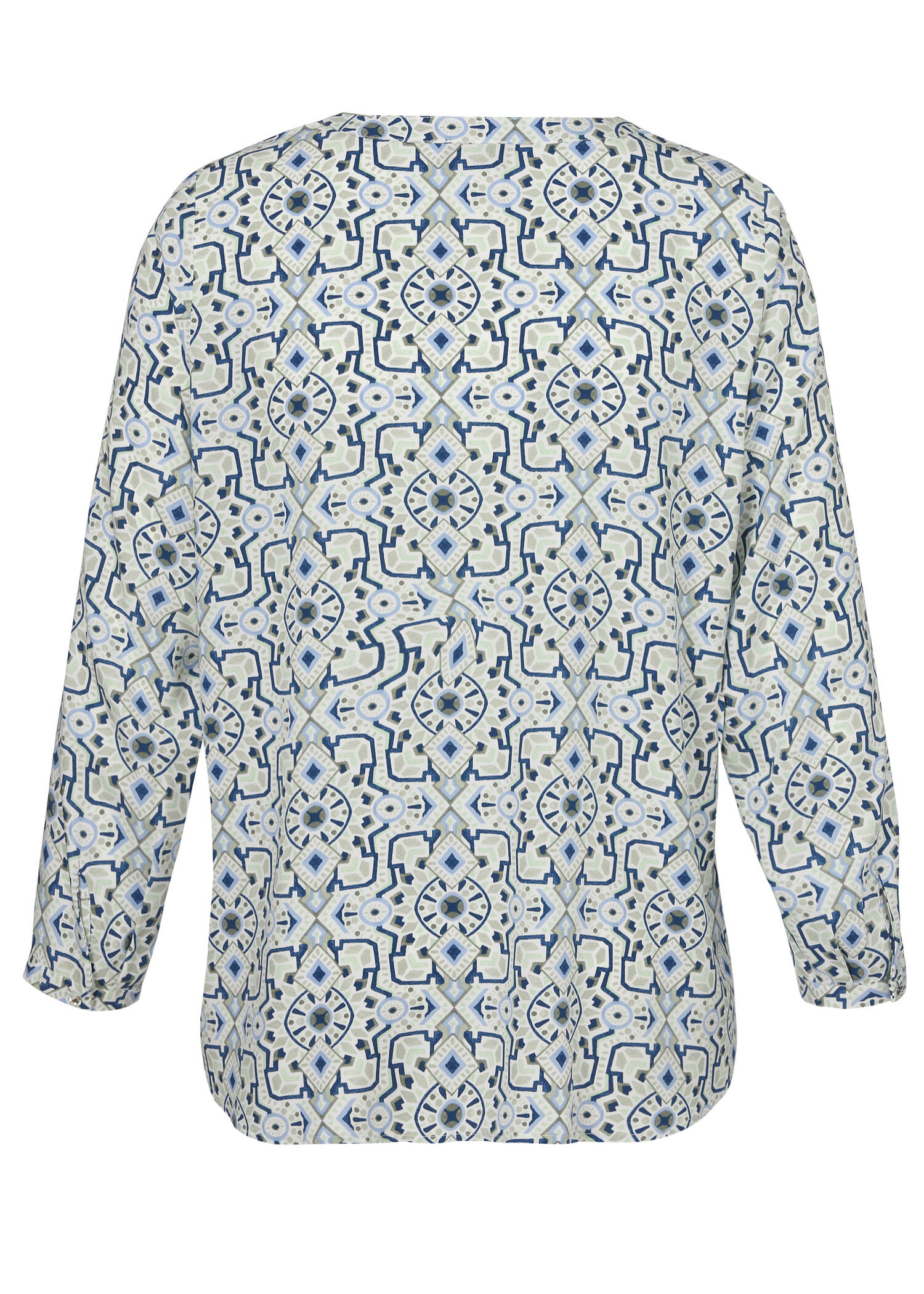 Feminine Viskose Print Schlupfbluse /