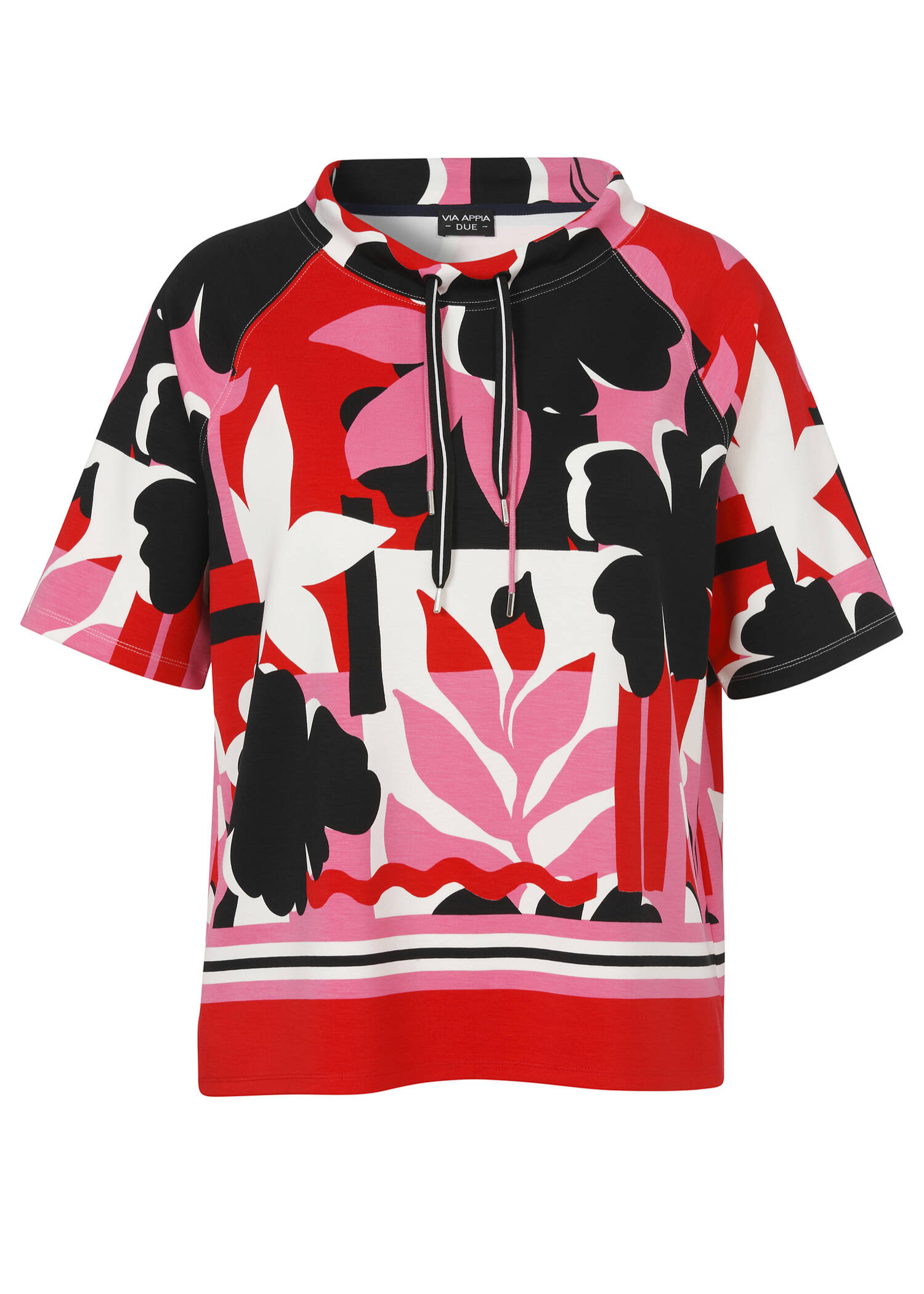 Halbarm-Sweatshirt Pink Multicolor / 