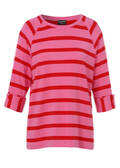 3/4-Arm Sweatshirt mit Streifen /
