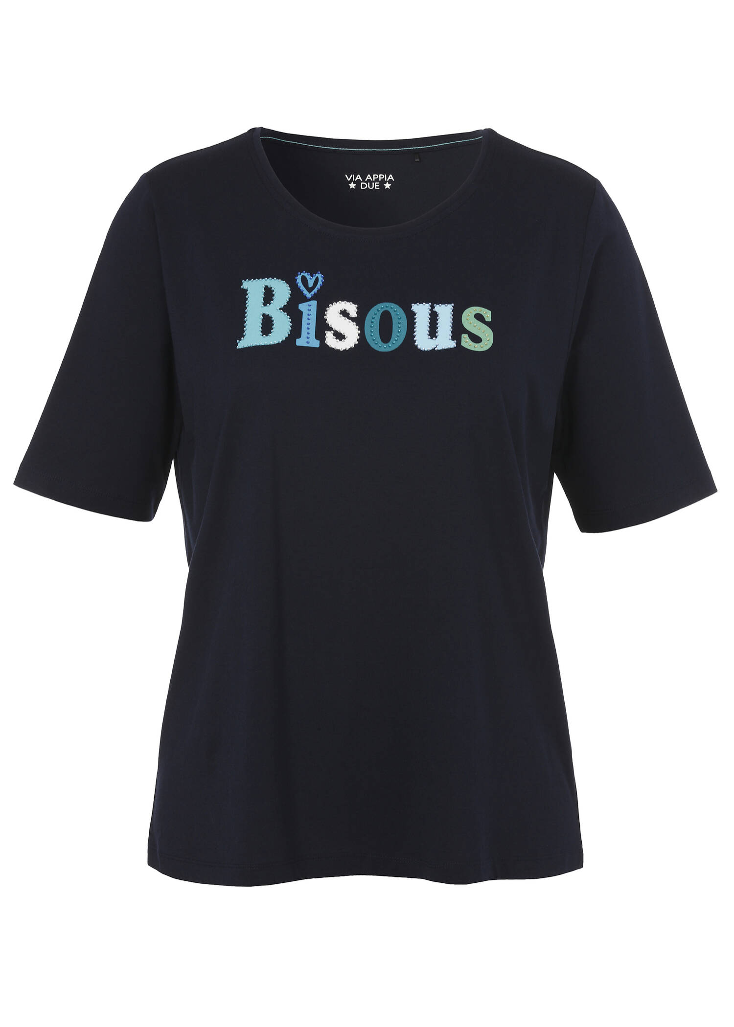 Softes Baumwoll-Shirt "Bisous" / 