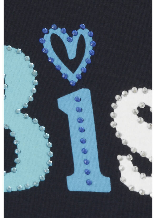 Softes Baumwoll-Shirt "Bisous" / 