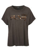 Supersoftes T-Shirt mit Pailletten-Schriftzug / 