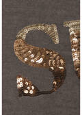 Supersoftes T-Shirt mit Pailletten-Schriftzug / 
