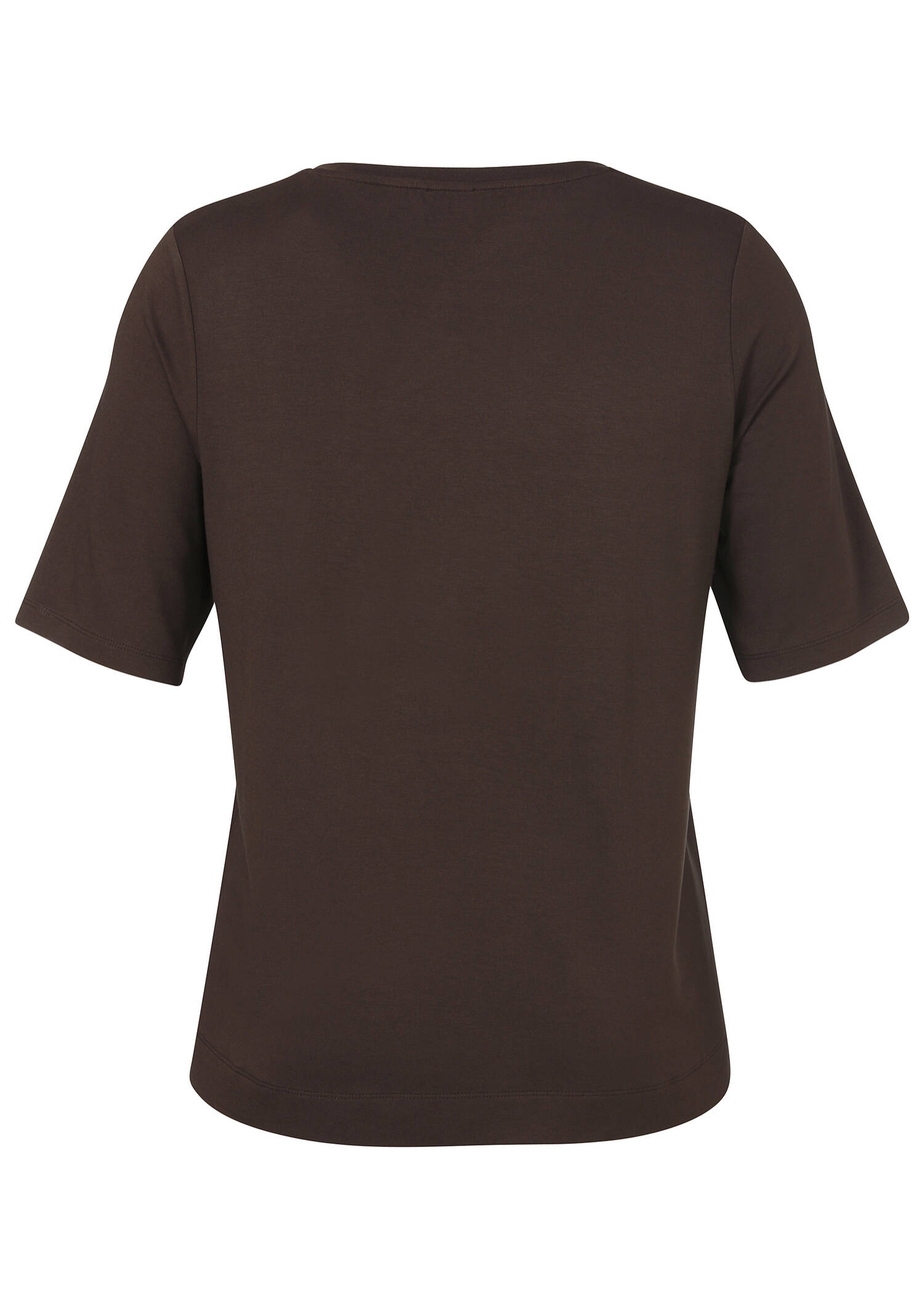 Viskose-Jersey Shirt mit Palmen-Motiv /