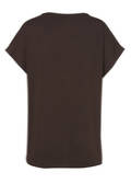 Viskose-Jersey Shirt mit Front-Print / 