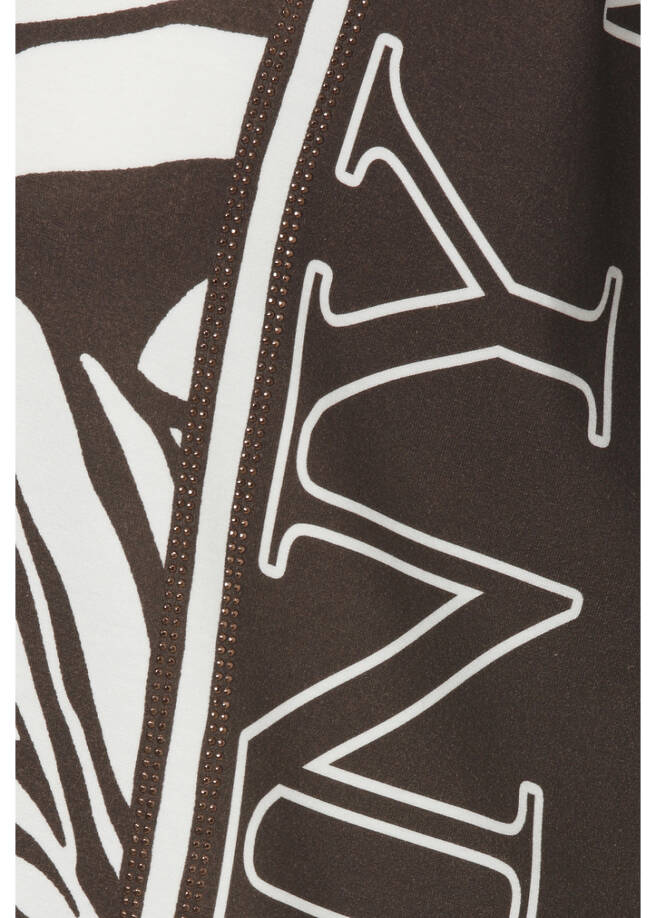 Viskose-Jersey Shirt mit Front-Print / 