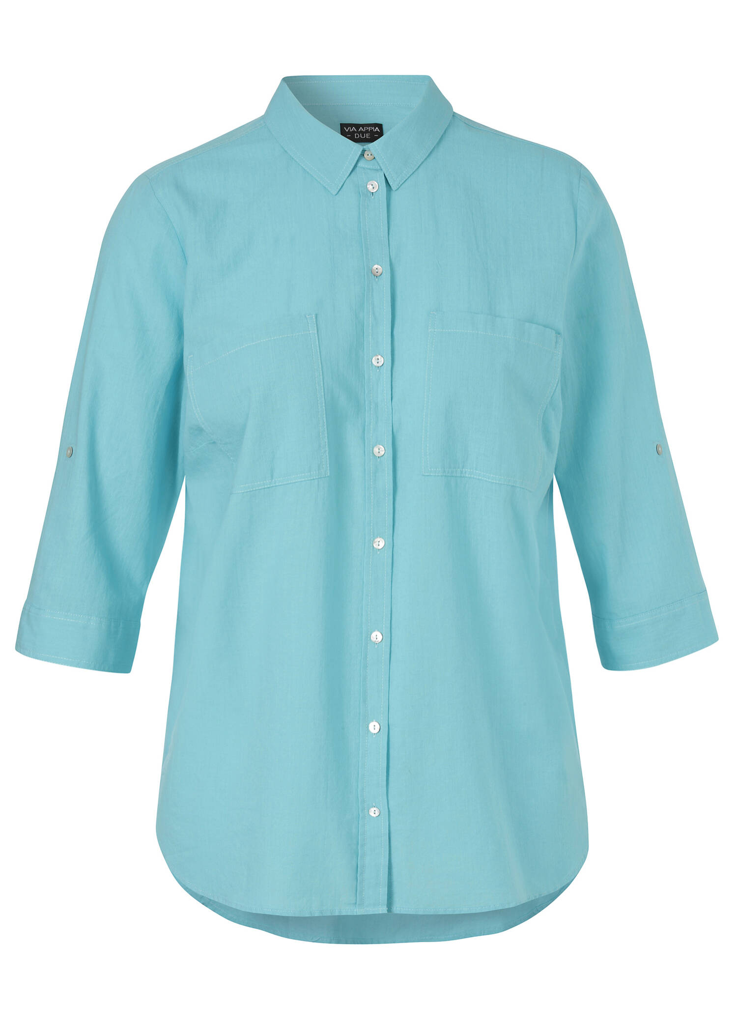 Softe 3/4-Arm Baumwollbluse / 