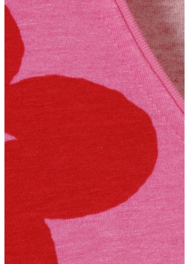 Viskose-Jersey Shirt mit Blumenmuster / 