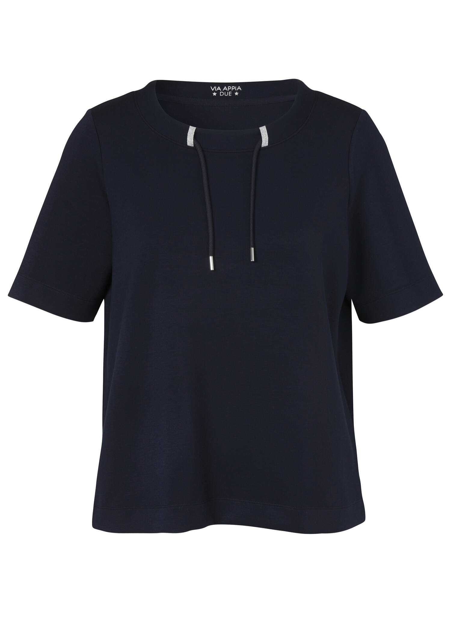 Halbarm-Sweatshirt Marine / Ecru / 