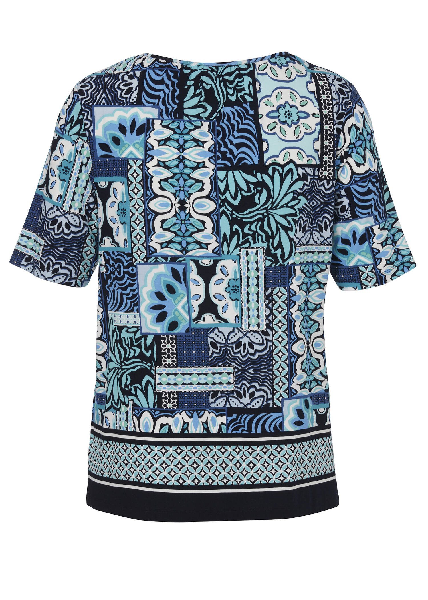 Print-Shirt im leichten A-Schnitt / 