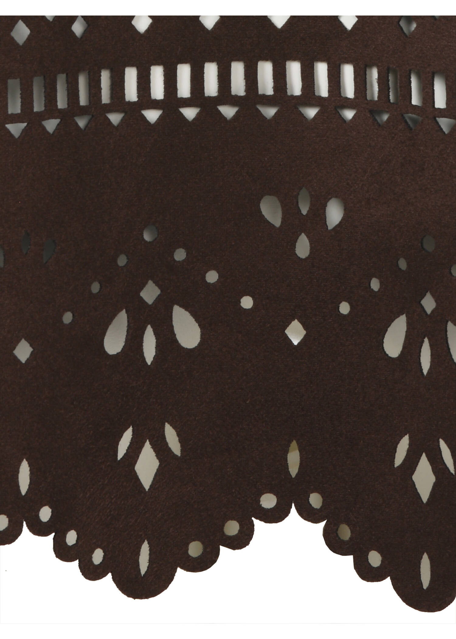 Moccafarbene Halbarm-Jacke im Veloursleder-Look / 