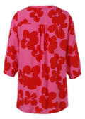 3/4-Arm Viskose-Tunika mit Blumenmuster / 