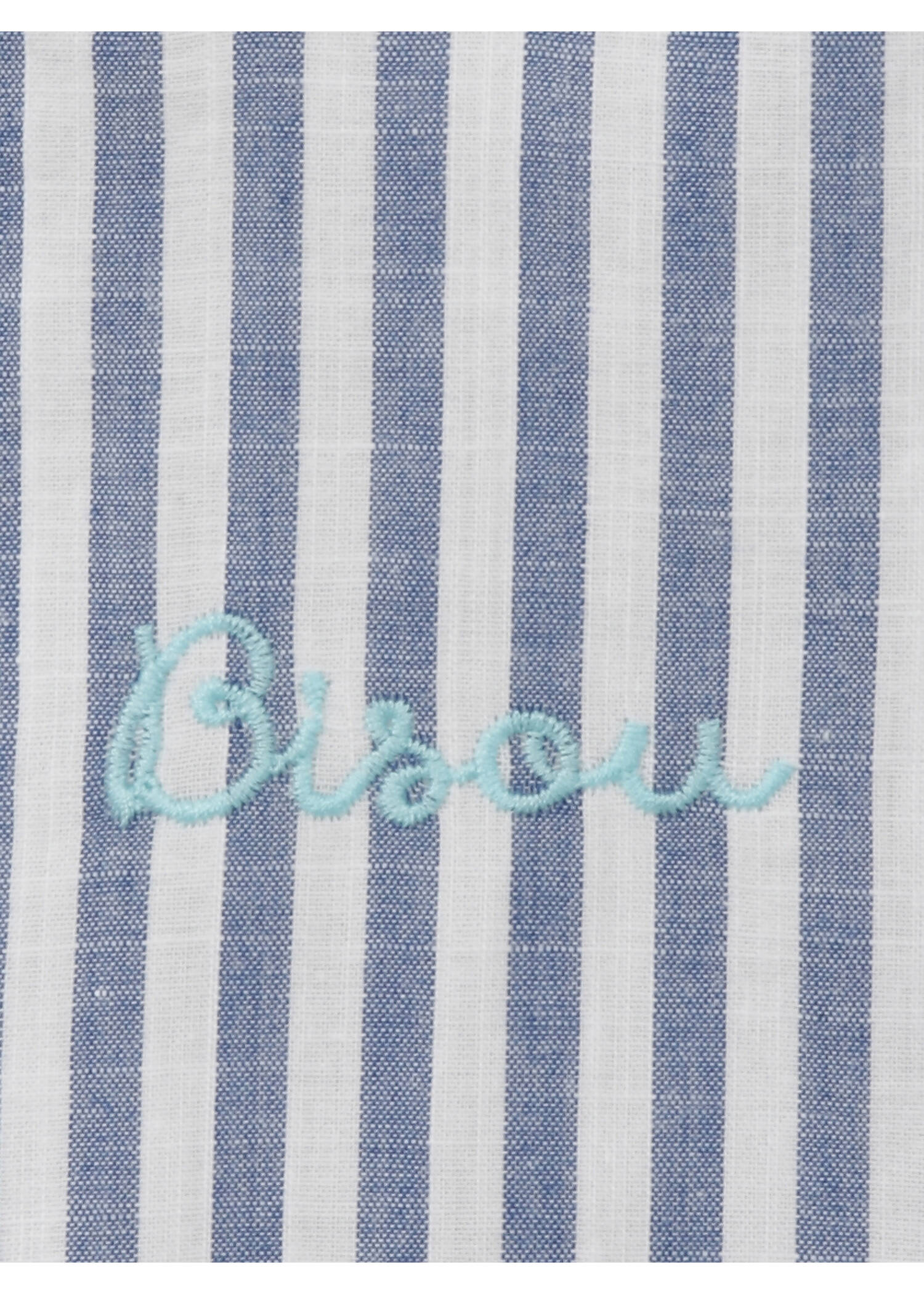 Zarte Baumwoll-Tunika mit Längsstreifen / 