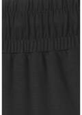 Leichte 7/8-Sommer-Hose Schwarz, weites Bein /