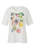 Softes Baumwoll-Shirt mit Früchte-Motiv / 