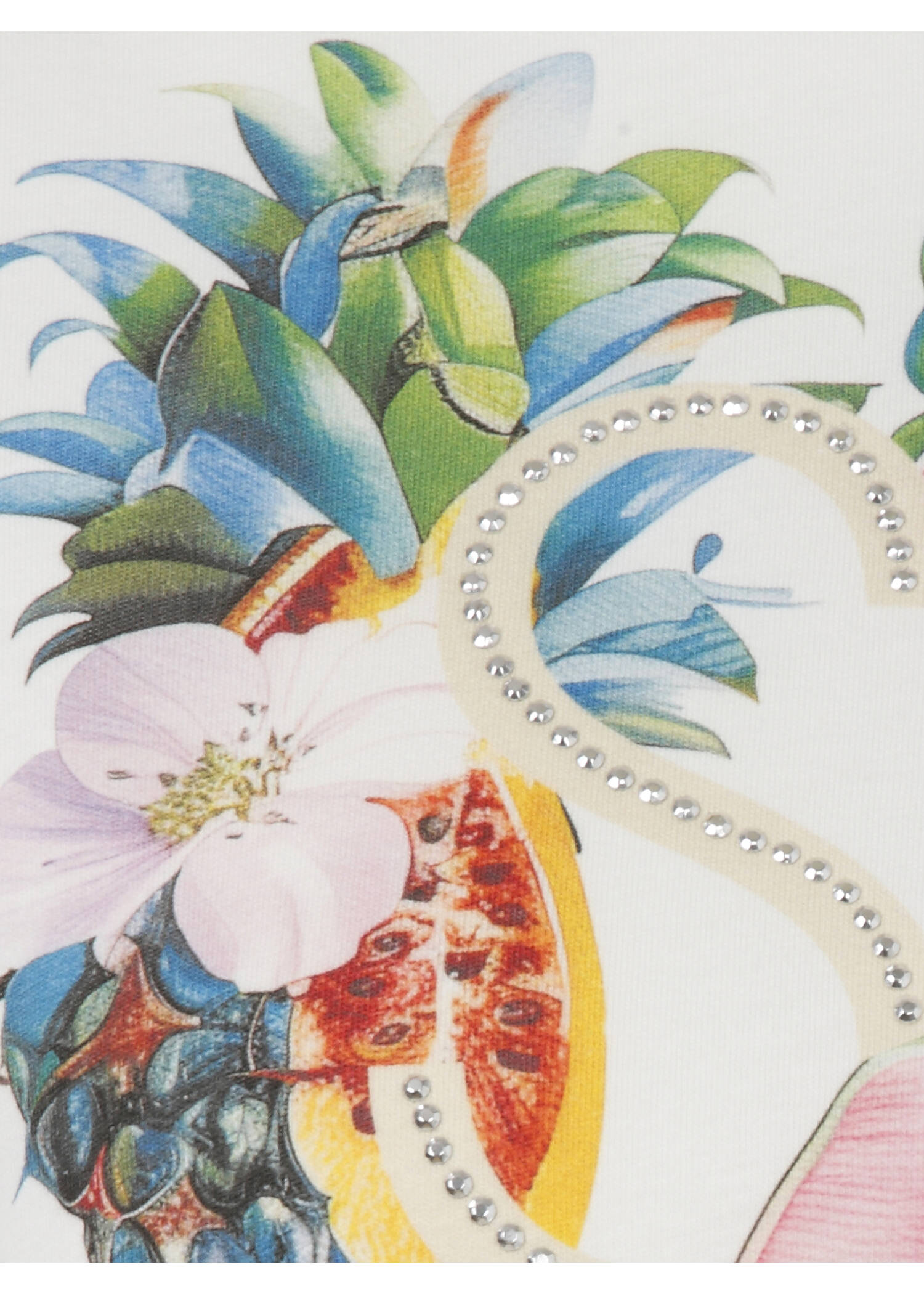 Softes Baumwoll-Shirt mit Früchte-Motiv / 