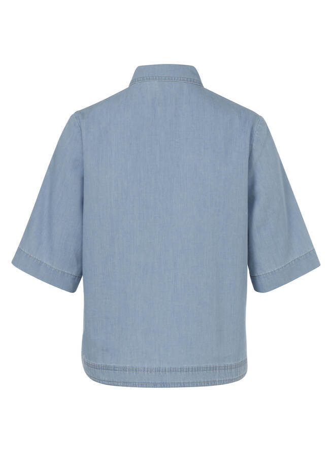  jeans himmelblau Rückansicht