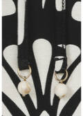 Chices Bicolor Print-T-Shirt mit Gummizugsaum /