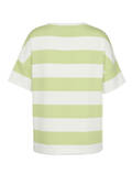 Sommerliches Halbarm-Sweatshirt mit Streifen /