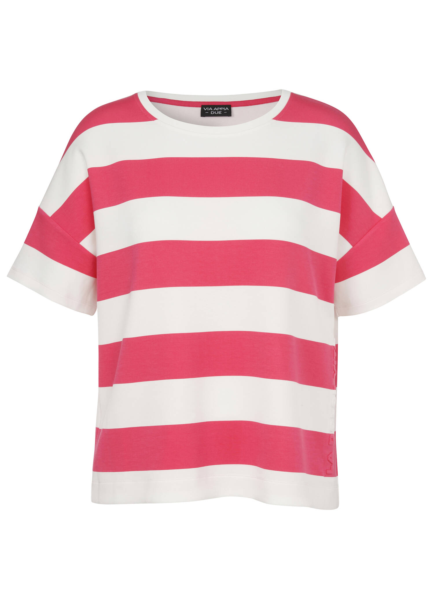 Sommerliches Halbarm-Sweatshirt mit Streifen /