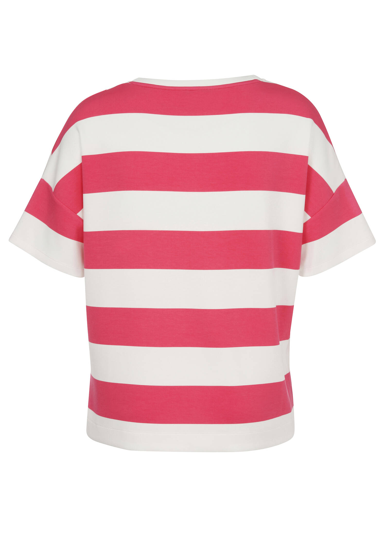 Sommerliches Halbarm-Sweatshirt mit Streifen /