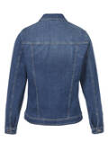 Klassische Stretch Jeansjacke Light Used Dunkelblau /